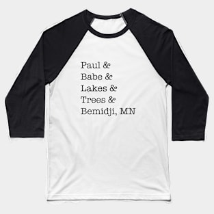 Bemidji Blue Ox Marathon Baseball T-Shirt